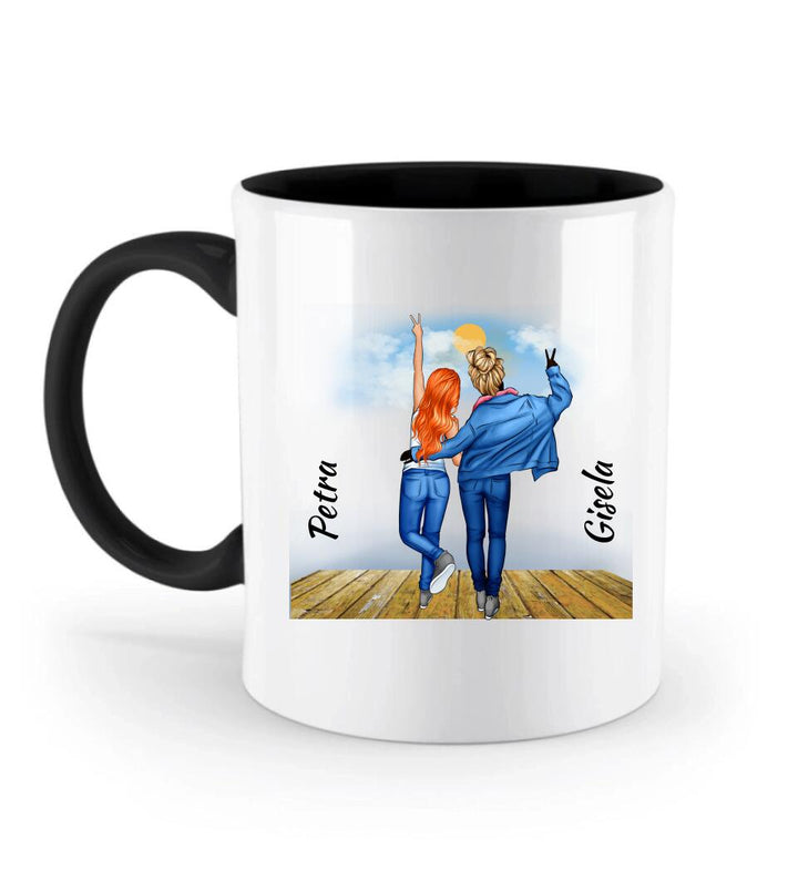 Personalisierte Tasse Für Freunde (2 Freunden) - printpod.de