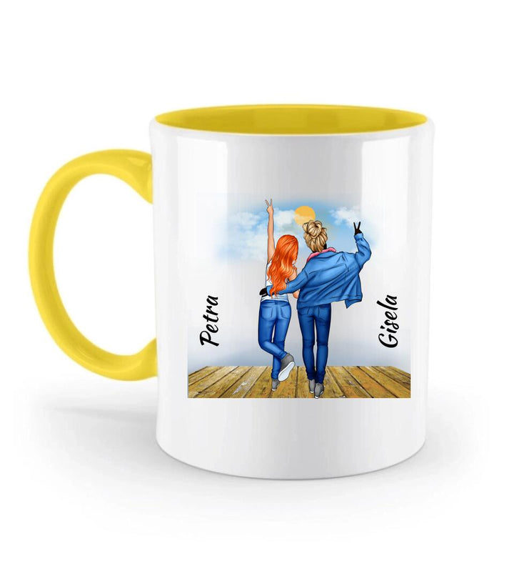 Personalisierte Tasse Für Freunde (2 Freunden) - printpod.de