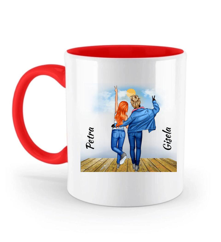 Personalisierte Tasse Für Freunde (2 Freunden) - printpod.de