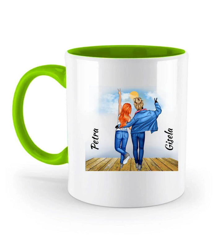 Personalisierte Tasse Für Freunde (2 Freunden) - printpod.de