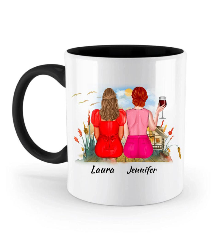 Personalisierte Tassen Freundin - Schwester Tasse - printpod.de