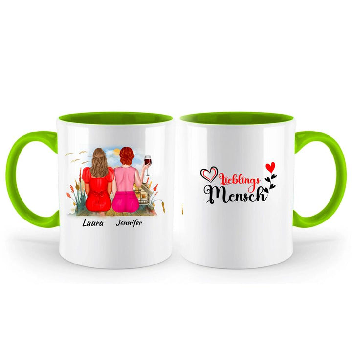 Personalisierte Tassen Freundin - Schwester Tasse - printpod.de