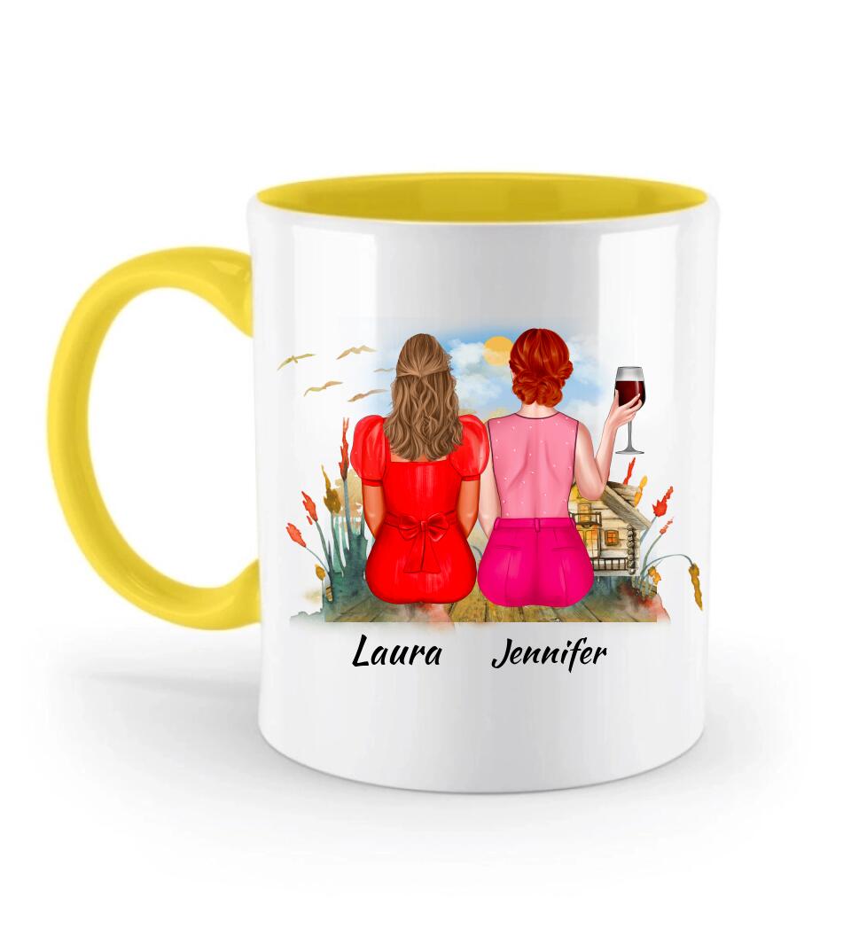 Personalisierte Tassen Freundin - Schwester Tasse - printpod.de