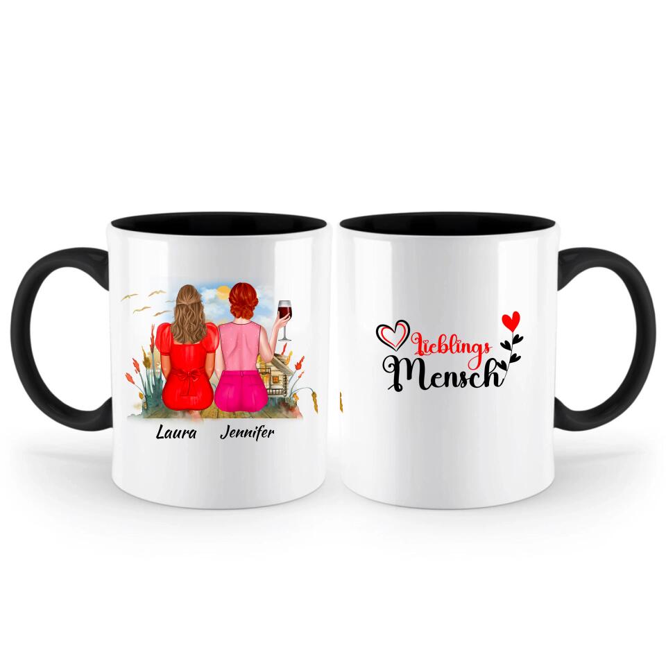 Personalisierte Tassen Freundin - Schwester Tasse - printpod.de