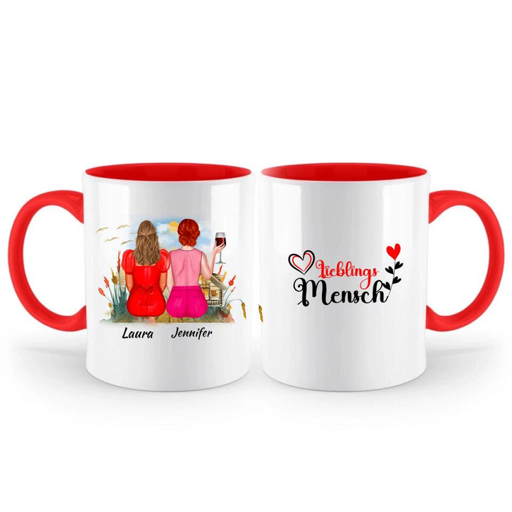 Personalisierte Tassen Freundin - Schwester Tasse - printpod.de