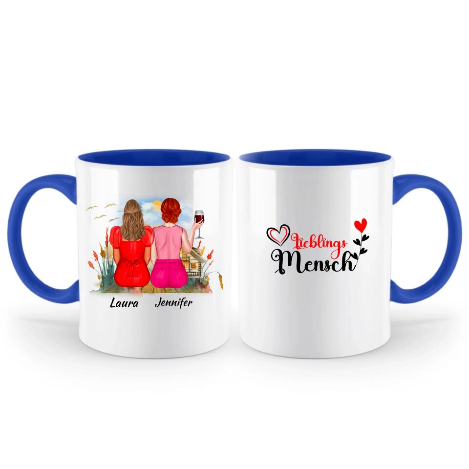 Personalisierte Tassen Freundin - Schwester Tasse - printpod.de