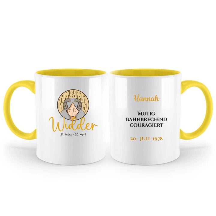 Tasse Sternzeichen, Personalisierte Tasse - printpod.de