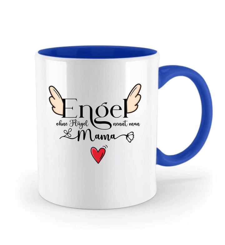 Engel ohne Flügel nennt man Mama - Persönliche Tasse - Spruch Tasse - printpod.de