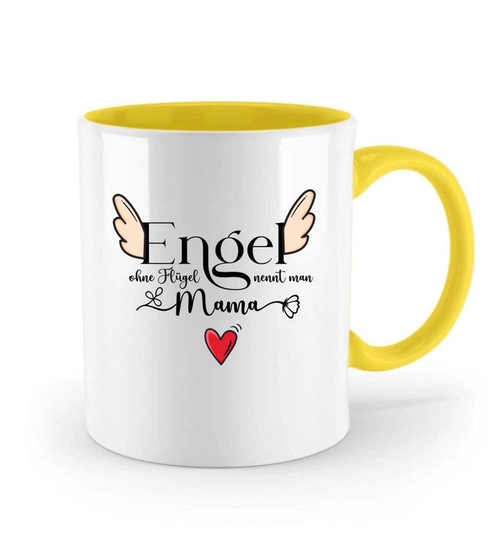 Engel ohne Flügel nennt man Mama - Persönliche Tasse - Spruch Tasse - printpod.de