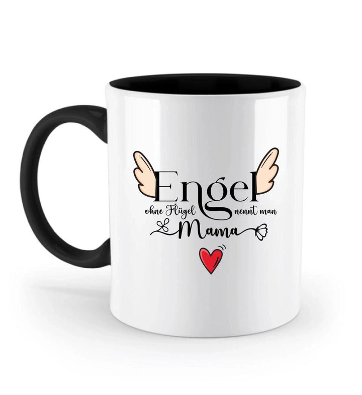 Engel ohne Flügel nennt man Mama - Persönliche Tasse - Spruch Tasse - printpod.de