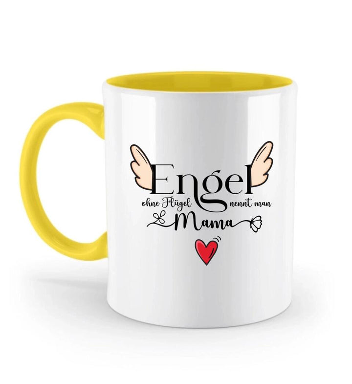 Engel ohne Flügel nennt man Mama - Persönliche Tasse - Spruch Tasse - printpod.de