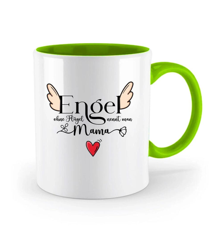 Engel ohne Flügel nennt man Mama - Persönliche Tasse - Spruch Tasse - printpod.de