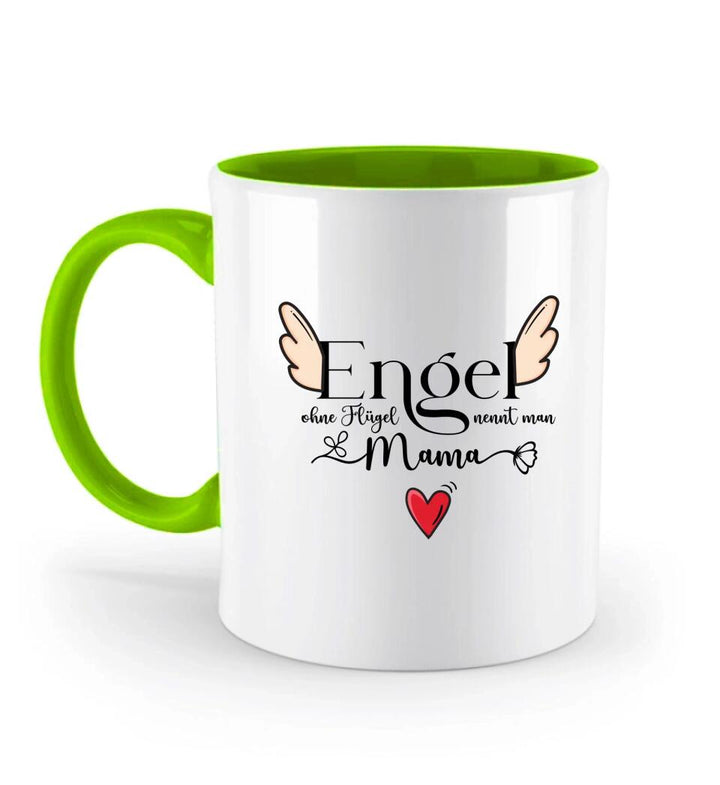 Engel ohne Flügel nennt man Mama - Persönliche Tasse - Spruch Tasse - printpod.de