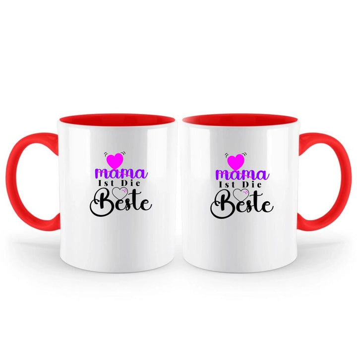 Mama Ist Die Beste - Spruch Tasse - Persönliche Tasse - printpod.de