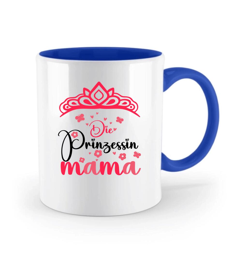 Die Prinzessin Mama ♡ Persönliche Tasse - Spruch Tasse - printpod.de