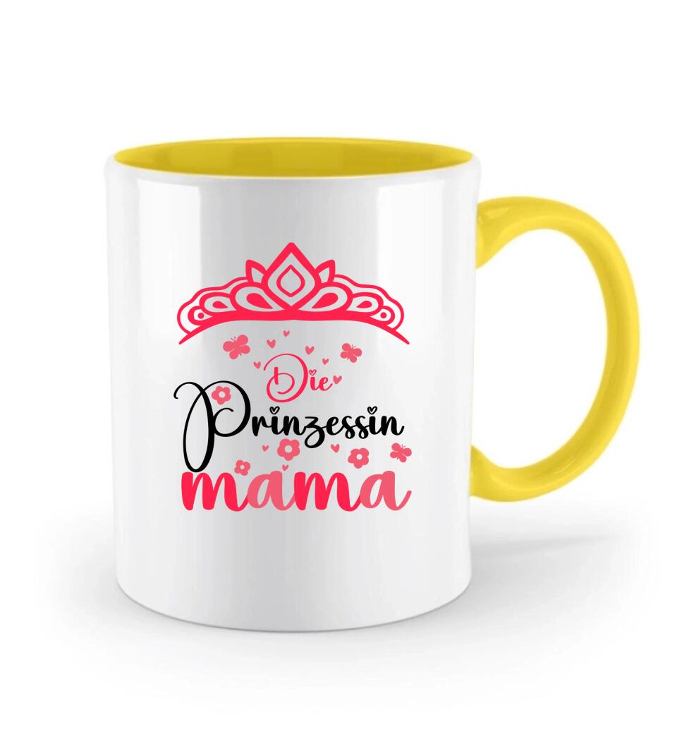 Die Prinzessin Mama ♡ Persönliche Tasse - Spruch Tasse - printpod.de