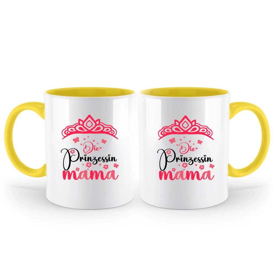 Die Prinzessin Mama ♡ Persönliche Tasse - Spruch Tasse - printpod.de