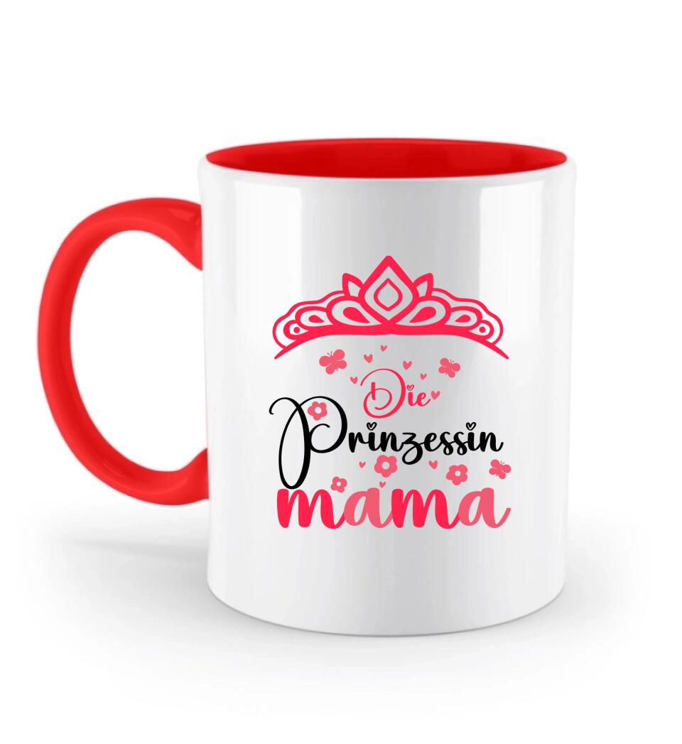 Die Prinzessin Mama ♡ Persönliche Tasse - Spruch Tasse - printpod.de