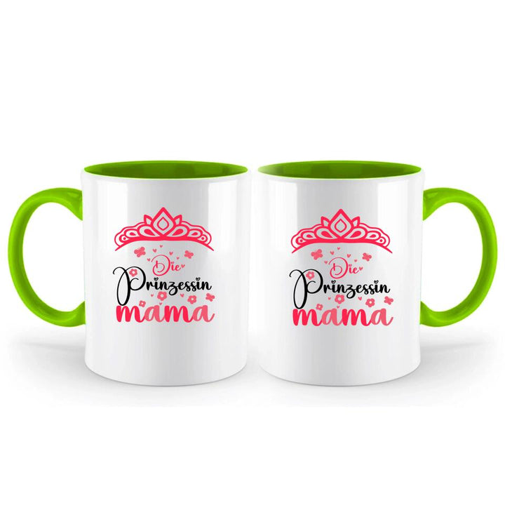 Die Prinzessin Mama ♡ Persönliche Tasse - Spruch Tasse - printpod.de