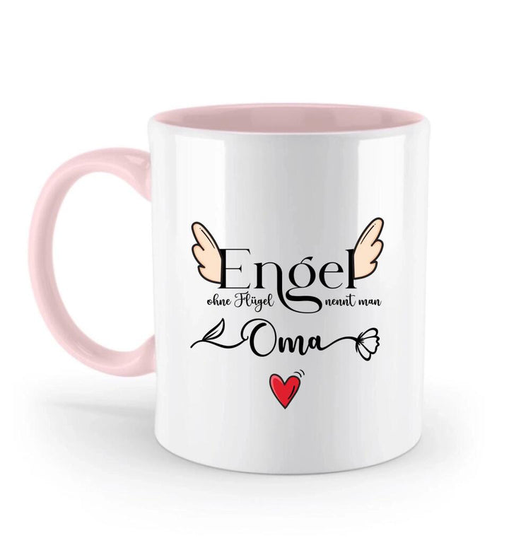 Engel ohne Flügel nennt man Oma - Spruch Tasse - Muttertags Geschenk - printpod.de