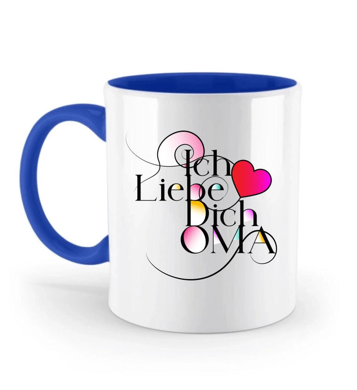 Ich liebe dich Oma Spruch Tasse - printpod.de