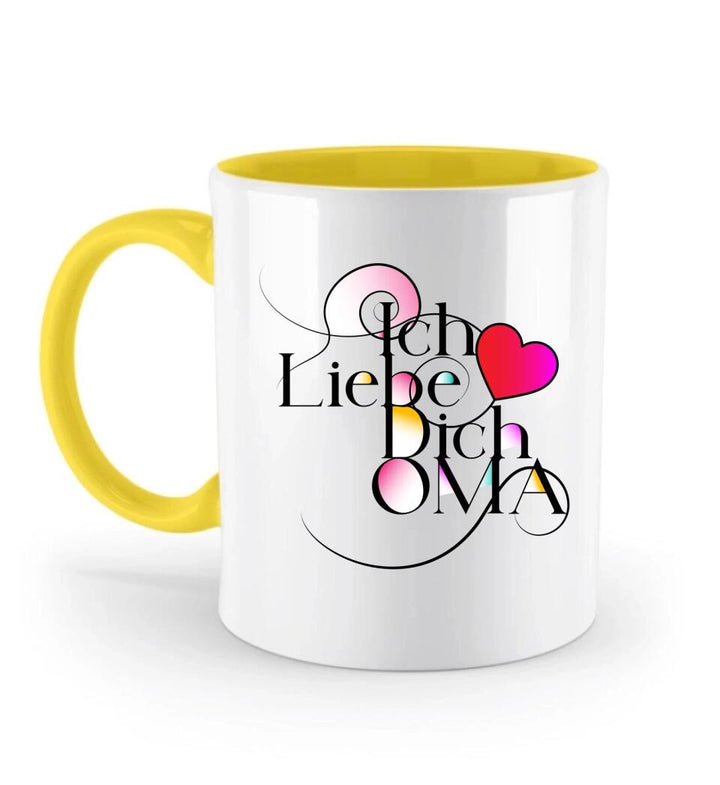 Ich liebe dich Oma Spruch Tasse - printpod.de