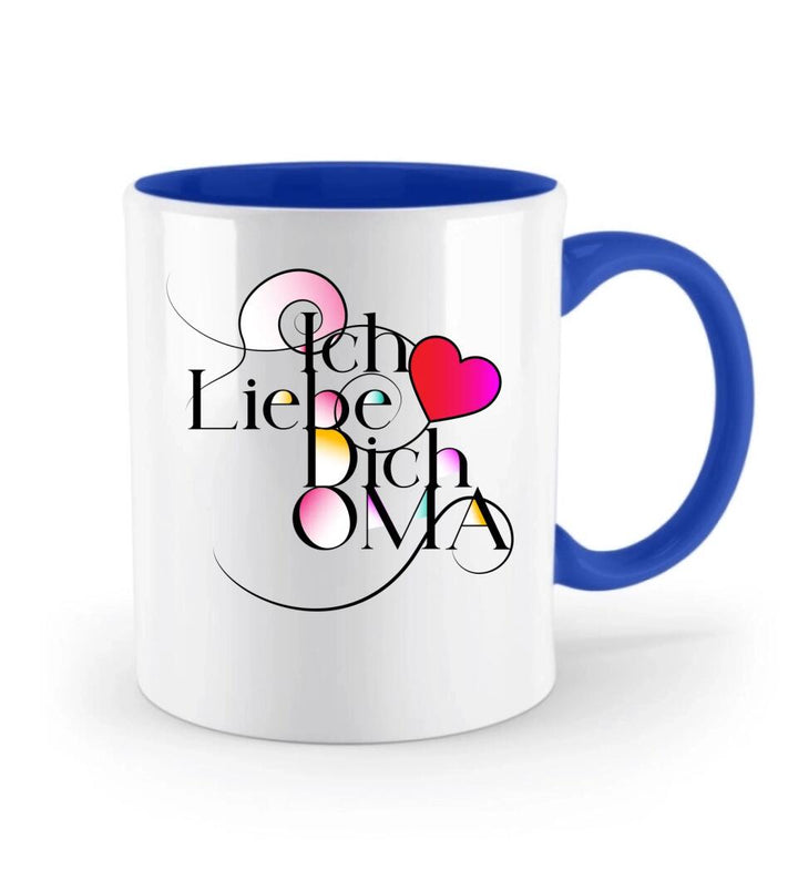 Ich liebe dich Oma Spruch Tasse - printpod.de