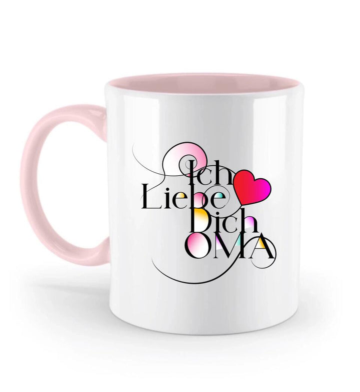 Ich liebe dich Oma Spruch Tasse - printpod.de