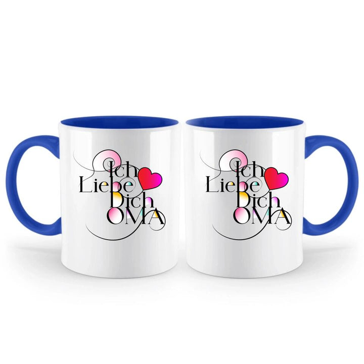 Ich liebe dich Oma Spruch Tasse - printpod.de