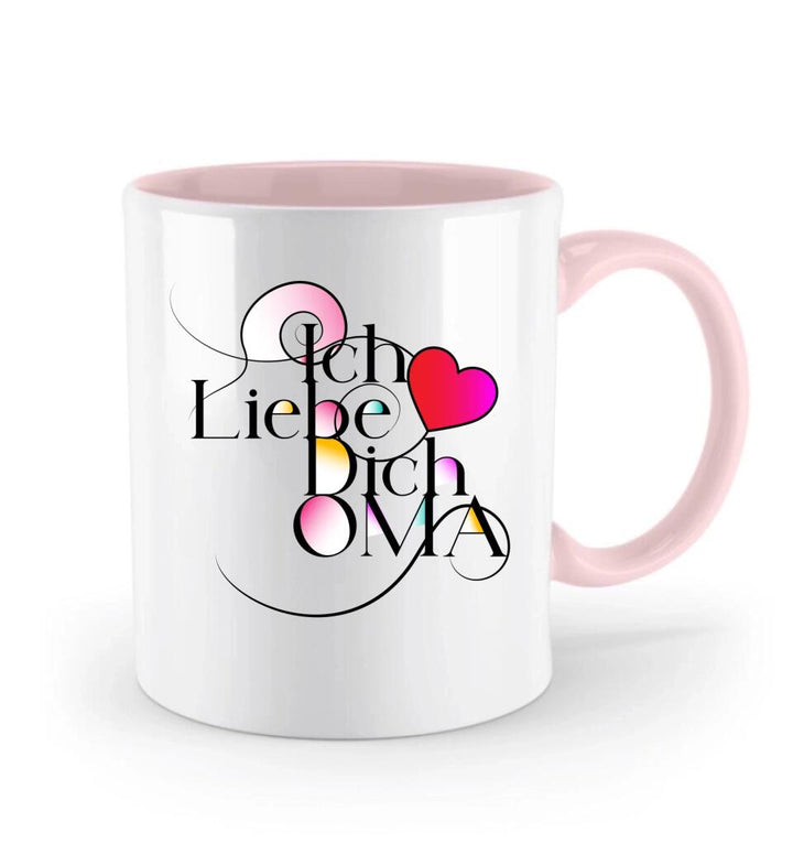 Ich liebe dich Oma Spruch Tasse - printpod.de