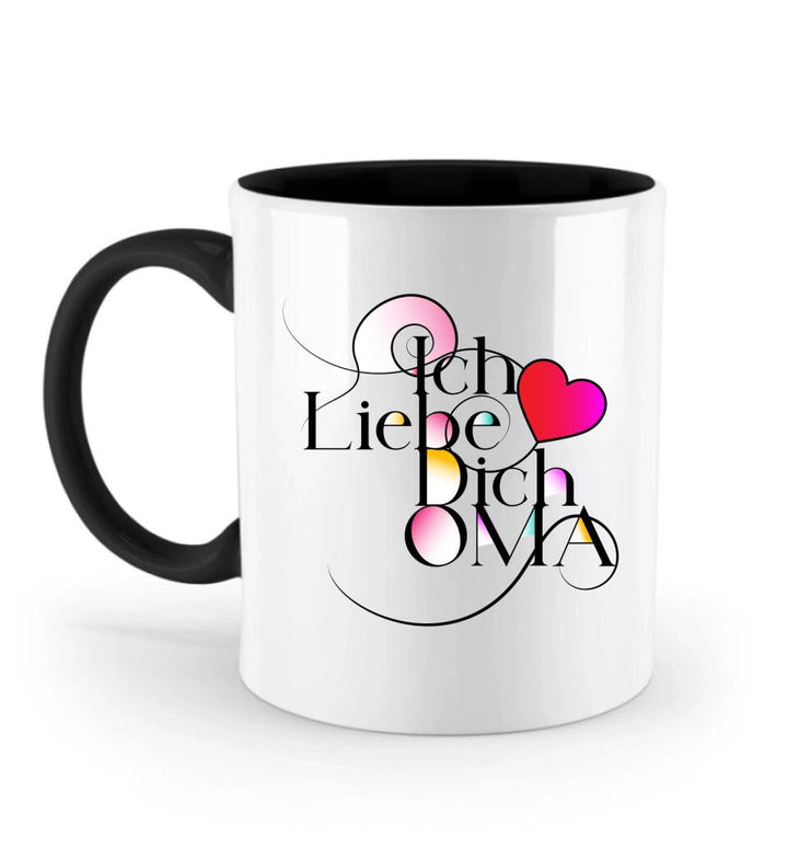 Ich liebe dich Oma Spruch Tasse - printpod.de