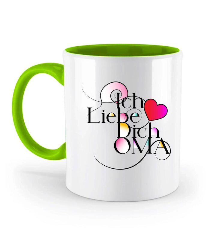 Ich liebe dich Oma Spruch Tasse - printpod.de