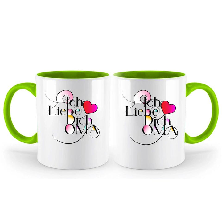 Ich liebe dich Oma Spruch Tasse - printpod.de