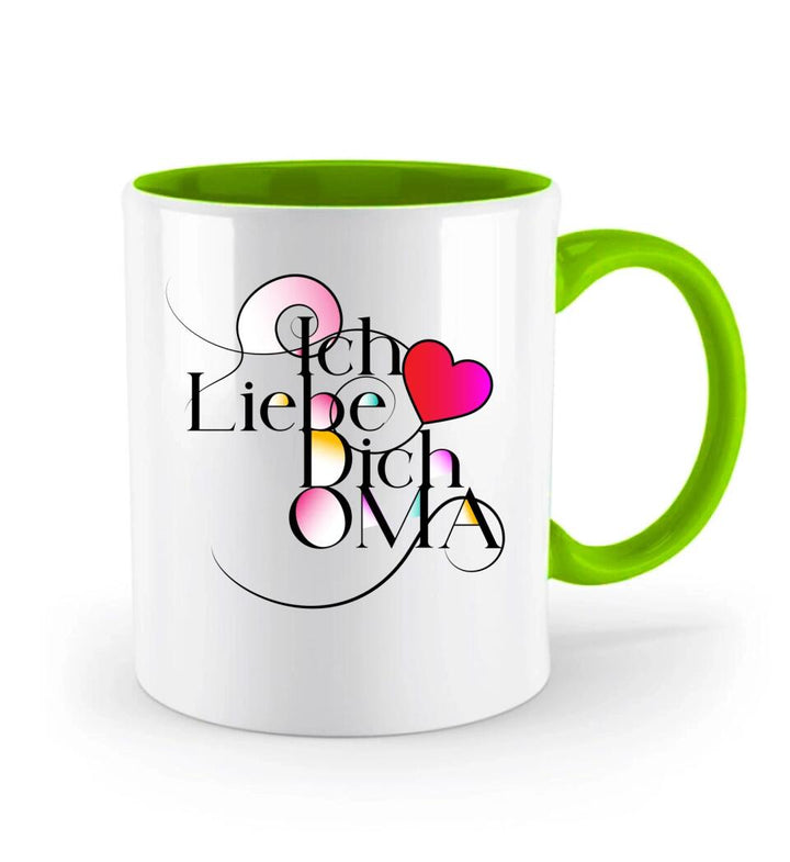 Ich liebe dich Oma Spruch Tasse - printpod.de