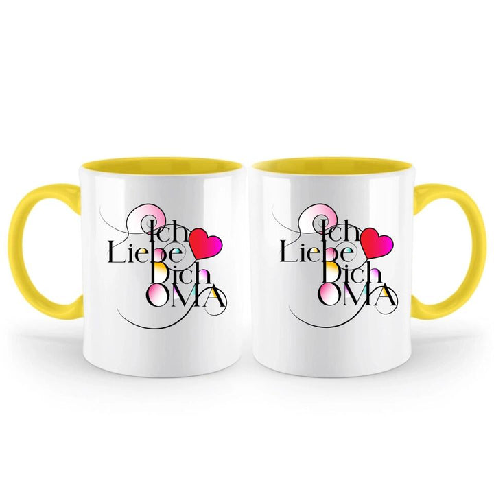 Ich liebe dich Oma Spruch Tasse - printpod.de