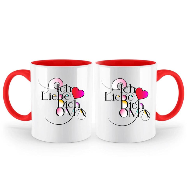 Ich liebe dich Oma Spruch Tasse - printpod.de