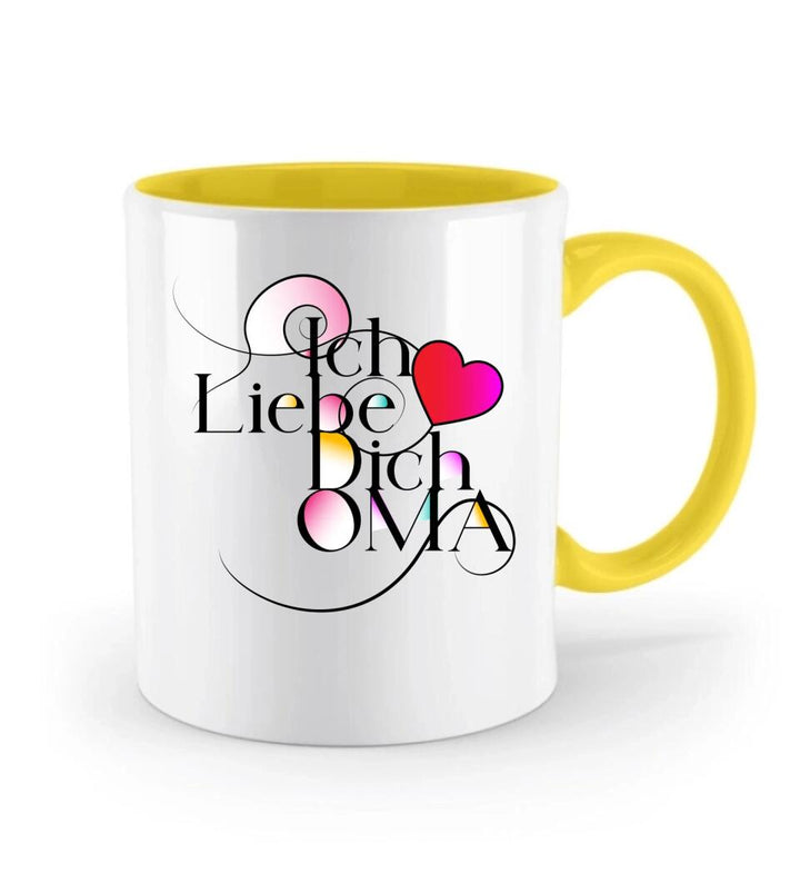 Ich liebe dich Oma Spruch Tasse - printpod.de