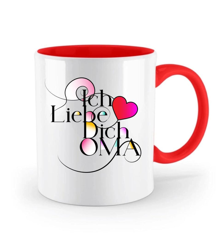 Ich liebe dich Oma Spruch Tasse - printpod.de