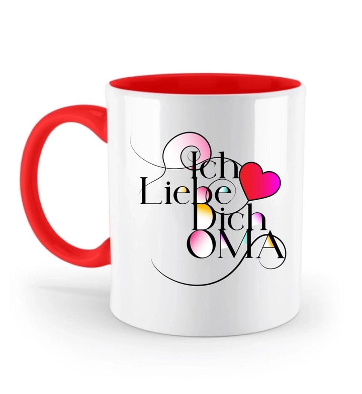 Ich liebe dich Oma Spruch Tasse - printpod.de