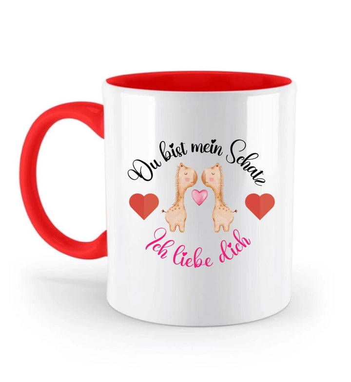 Persönliche Tasse für Liebe mit sprüch Ich liebe dich - printpod.de