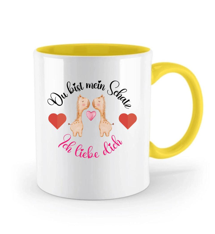 Persönliche Tasse für Liebe mit sprüch Ich liebe dich - printpod.de