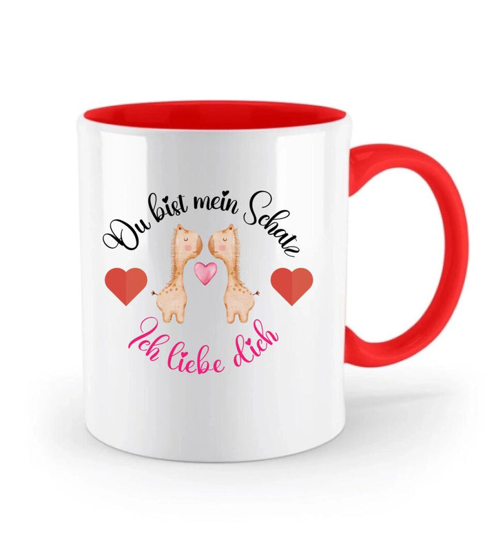 Persönliche Tasse für Liebe mit sprüch Ich liebe dich - printpod.de