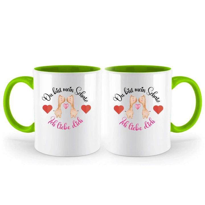 Persönliche Tasse für Liebe mit sprüch Ich liebe dich - printpod.de