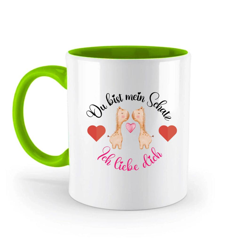 Persönliche Tasse für Liebe mit sprüch Ich liebe dich - printpod.de