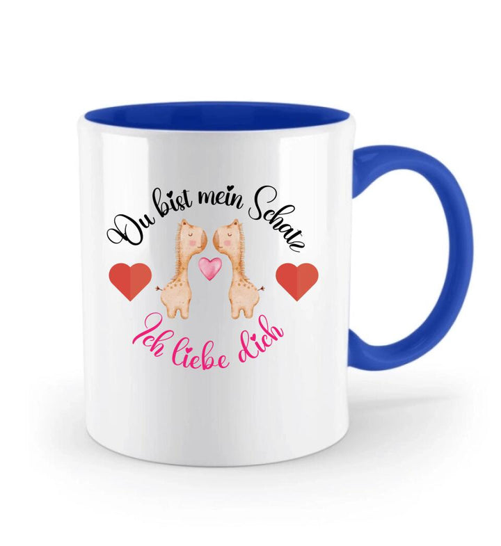 Persönliche Tasse für Liebe mit sprüch Ich liebe dich - printpod.de