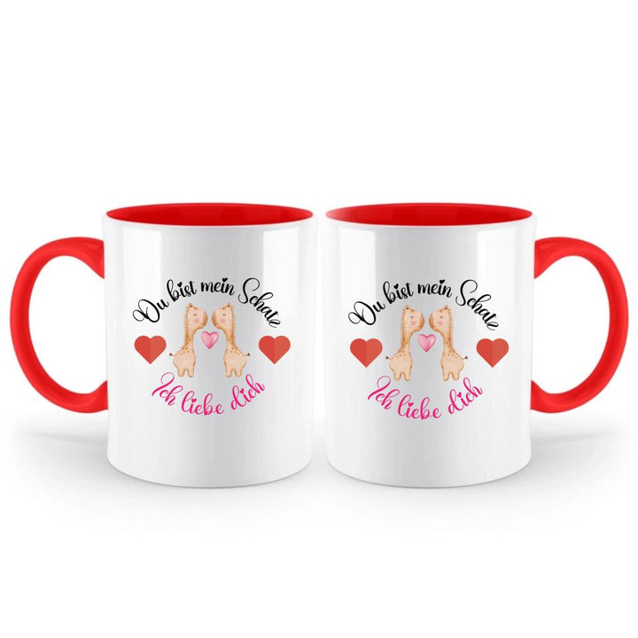 Persönliche Tasse für Liebe mit sprüch Ich liebe dich - printpod.de