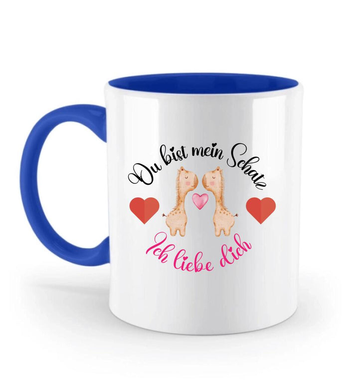 Persönliche Tasse für Liebe mit sprüch Ich liebe dich - printpod.de