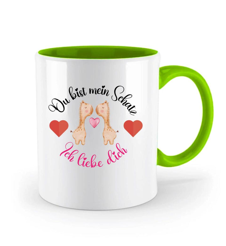 Persönliche Tasse für Liebe mit sprüch Ich liebe dich - printpod.de