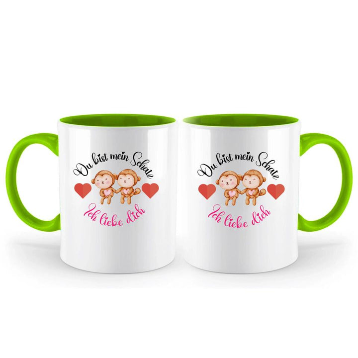 Du bist mein Schatz Tasse - Prsönliche Geschenke für Schatz - printpod.de