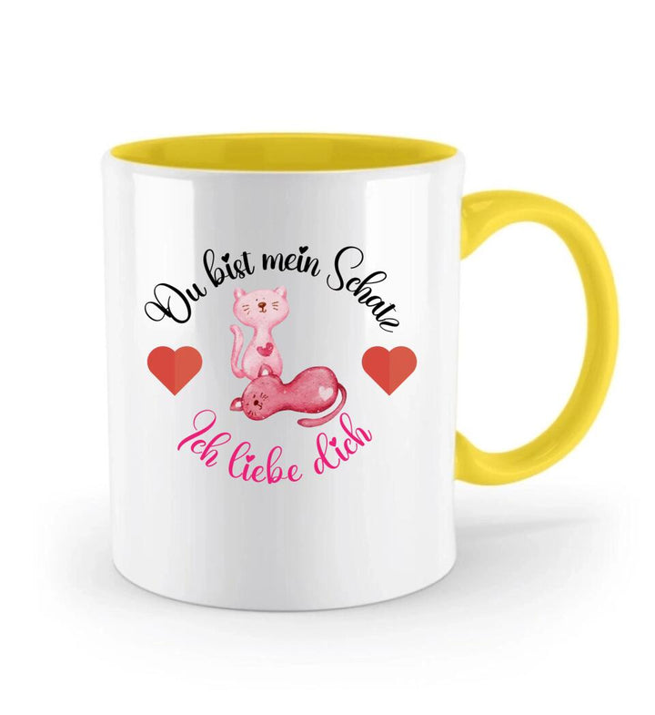 Du bist mein Schatz - Ich liebe
dich ♥ Süße Katze - printpod.de